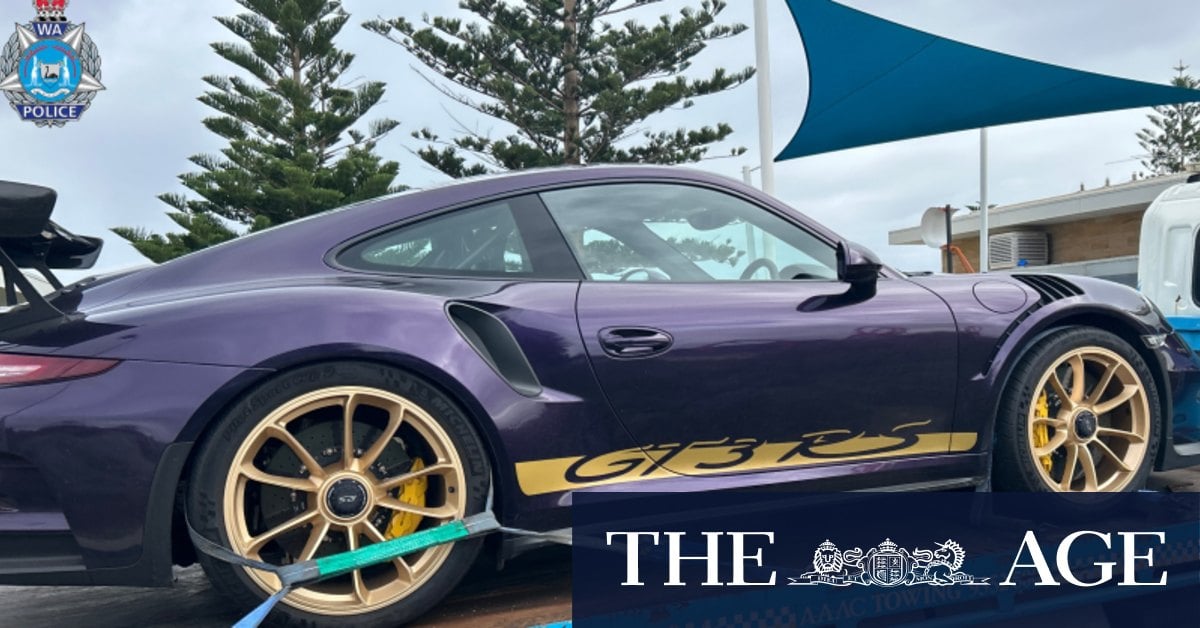 Chopper films alleged 170km/h Ferrari-Porsche race on Perth streets