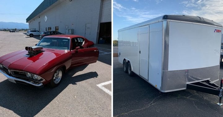 Classic muscle car, trailer stolen from Central Okanagan