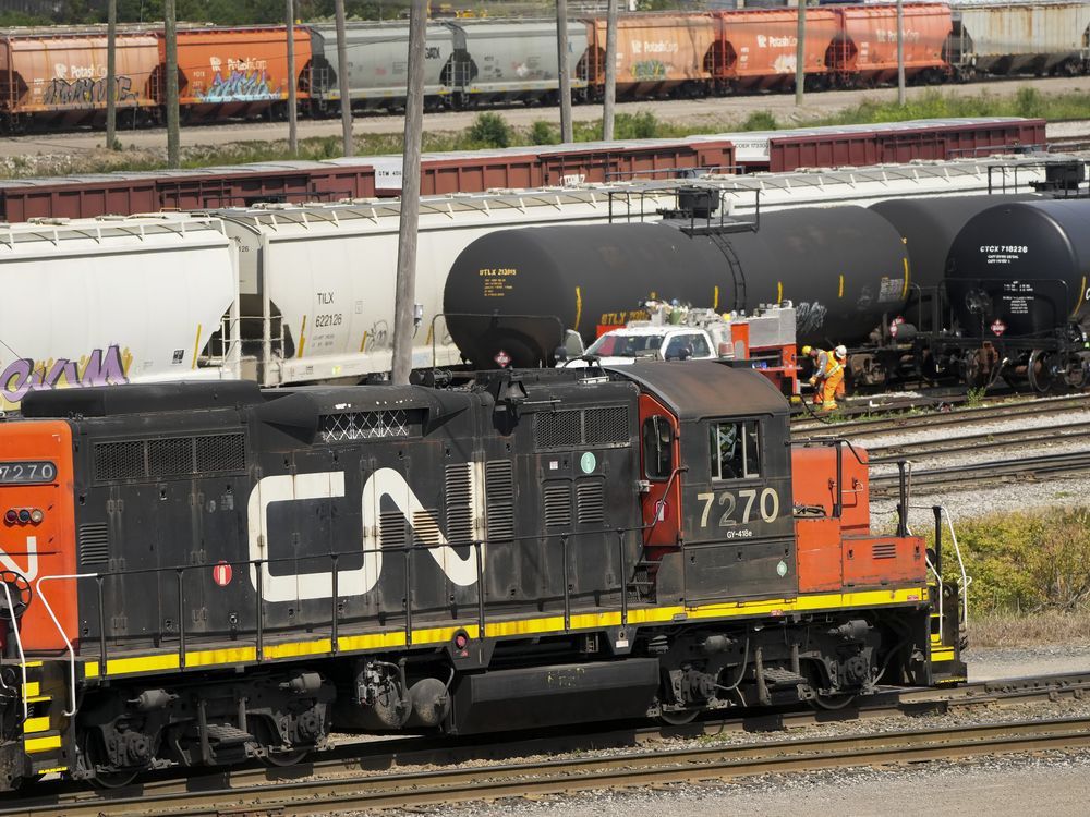 CN Rail, CPKC begin halting shipments of certain goods as strike threat looms