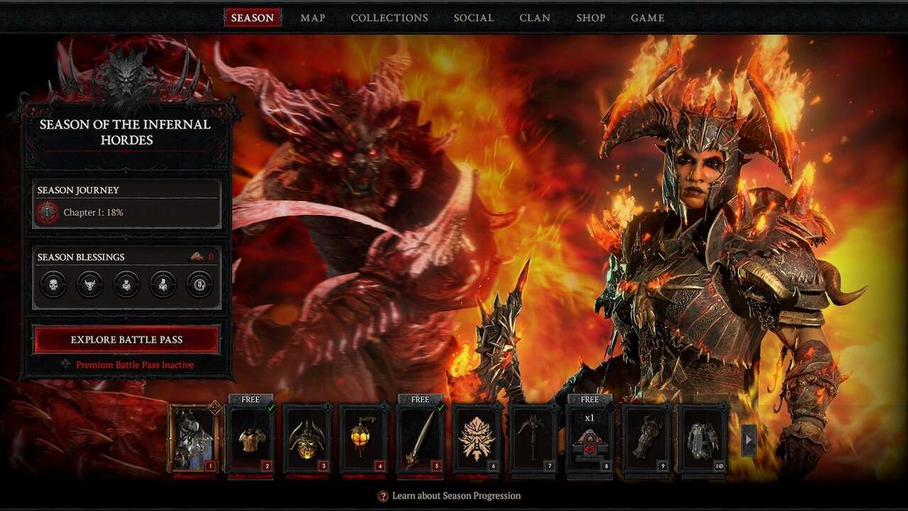 Diablo 4 Season 5 Battle Pass Rewards: All Cosmetics, Titles, And Emotes