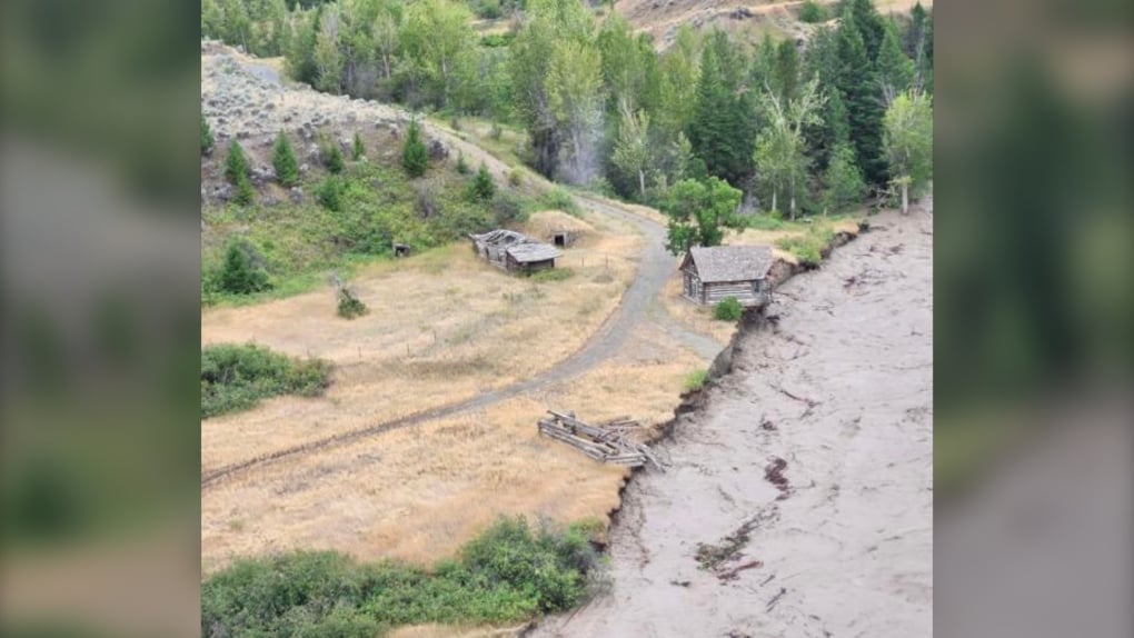 Disaster threat from Chilcotin landslide's river waters decreasing, says B.C. emergency minister