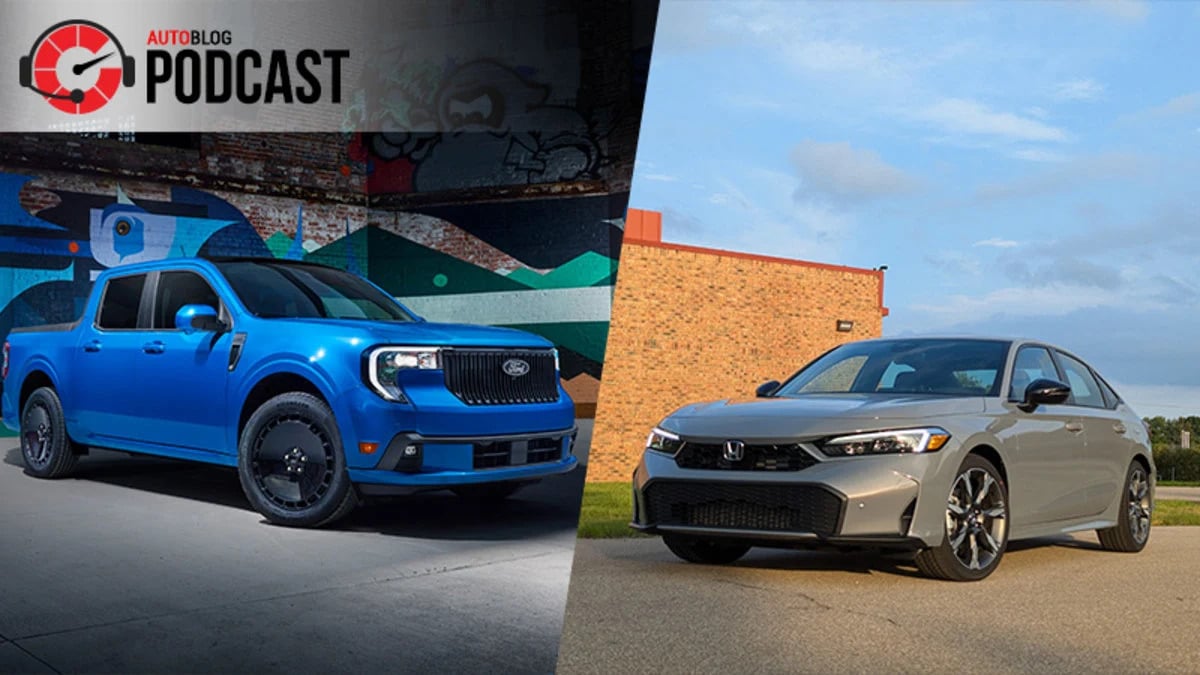 Driving Civic and Elantra Hybrids, and big Ford Maverick updates | Autoblog Podcast #842