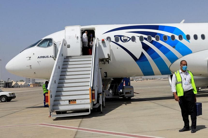 Egypt asks its airlines to avoid Iran air space for three hours on Thursday