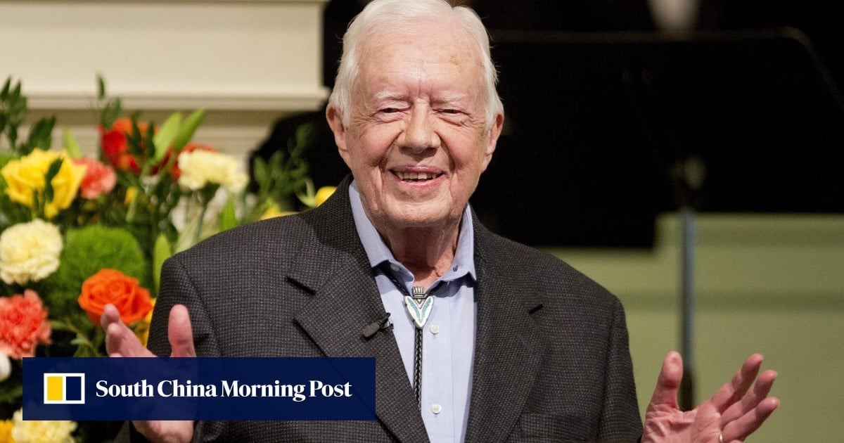 Ex-US president Jimmy Carter wants to live to 100 to vote for Kamala Harris