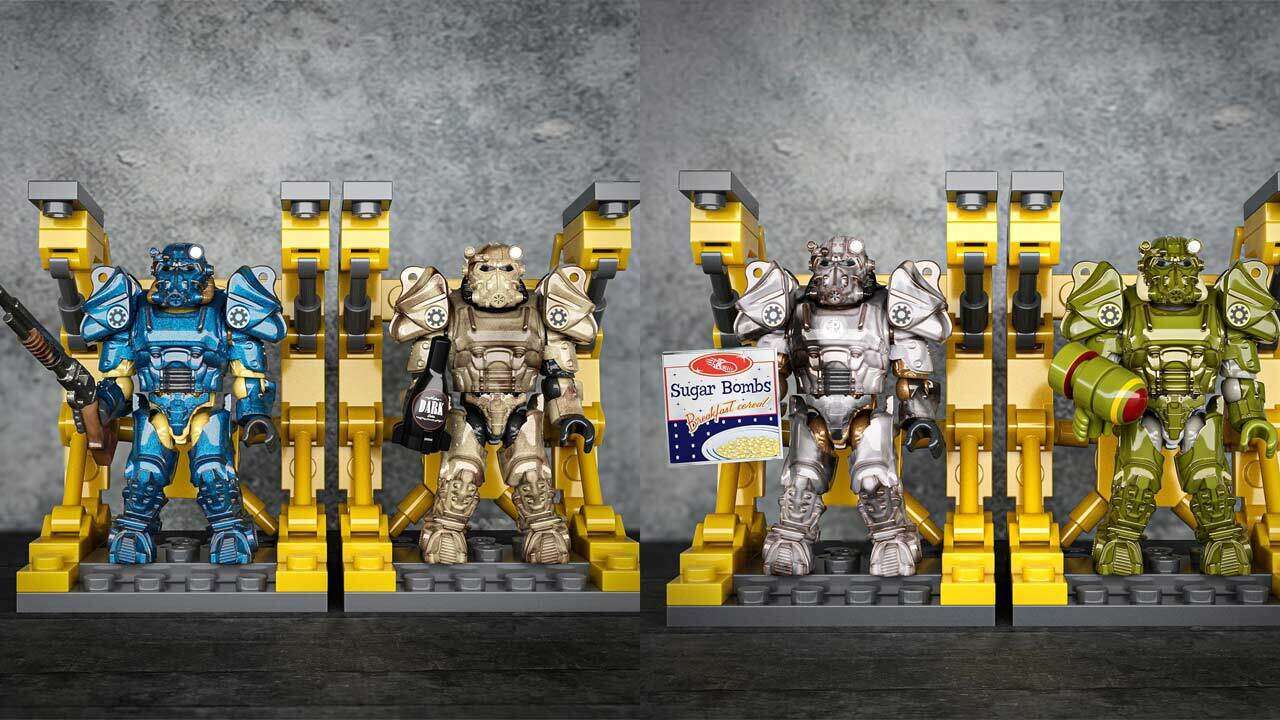 Fallout Power Armor Collection Mega Bloks Set Is Up For Preorder, And It's Super Affordable