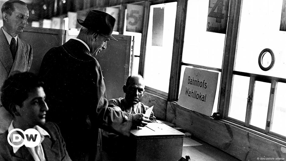 Germany remembers its first national election after the Nazi dictatorship