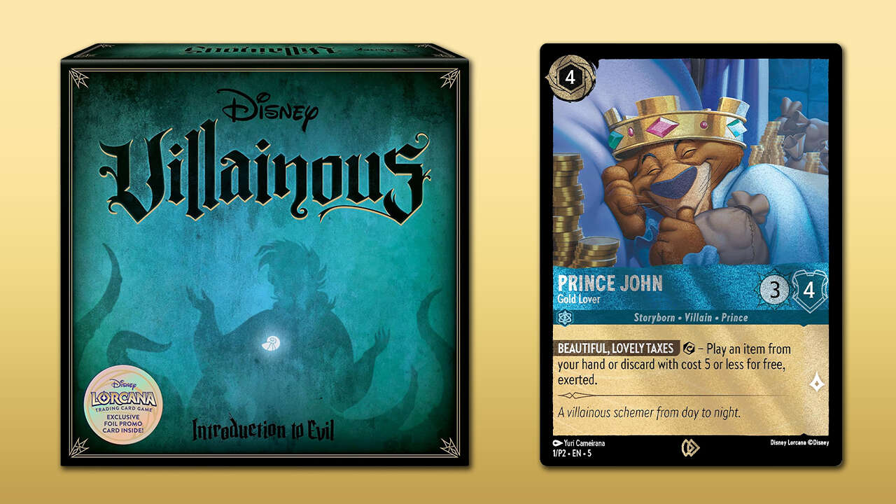 Get Rare Disney Lorcana Promo Card With Villainous Board Game While Supplies Last
