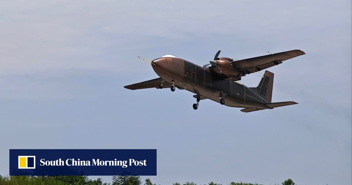 Giant Chinese cargo drone lifts off on first test flight