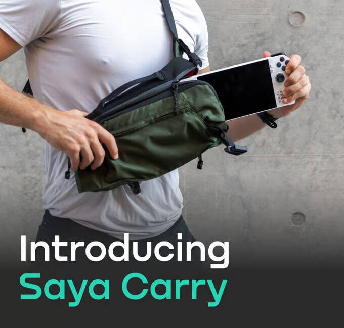 Handheld PC Sling Cases - The Saya Carry is a Convenient Travel Accessory for Gamers (TrendHunter.com)