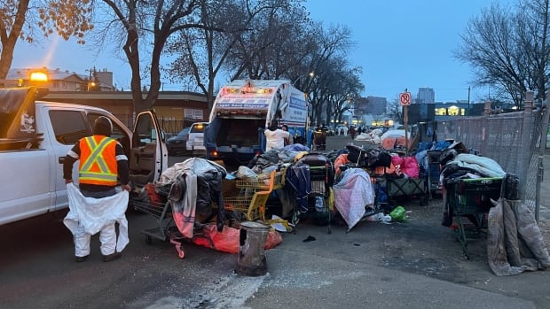 Homeless encampment removals have doubled in Edmonton. Critics say the situation is no better