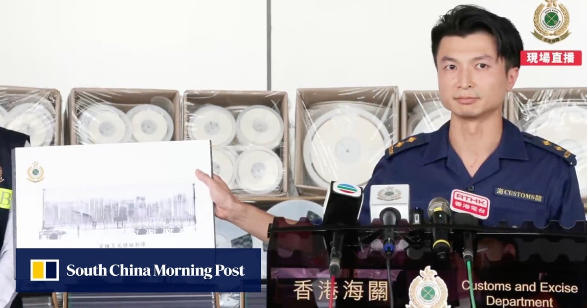 Hong Kong customs seizes HK$150 million worth of electronic components bound for Malaysia