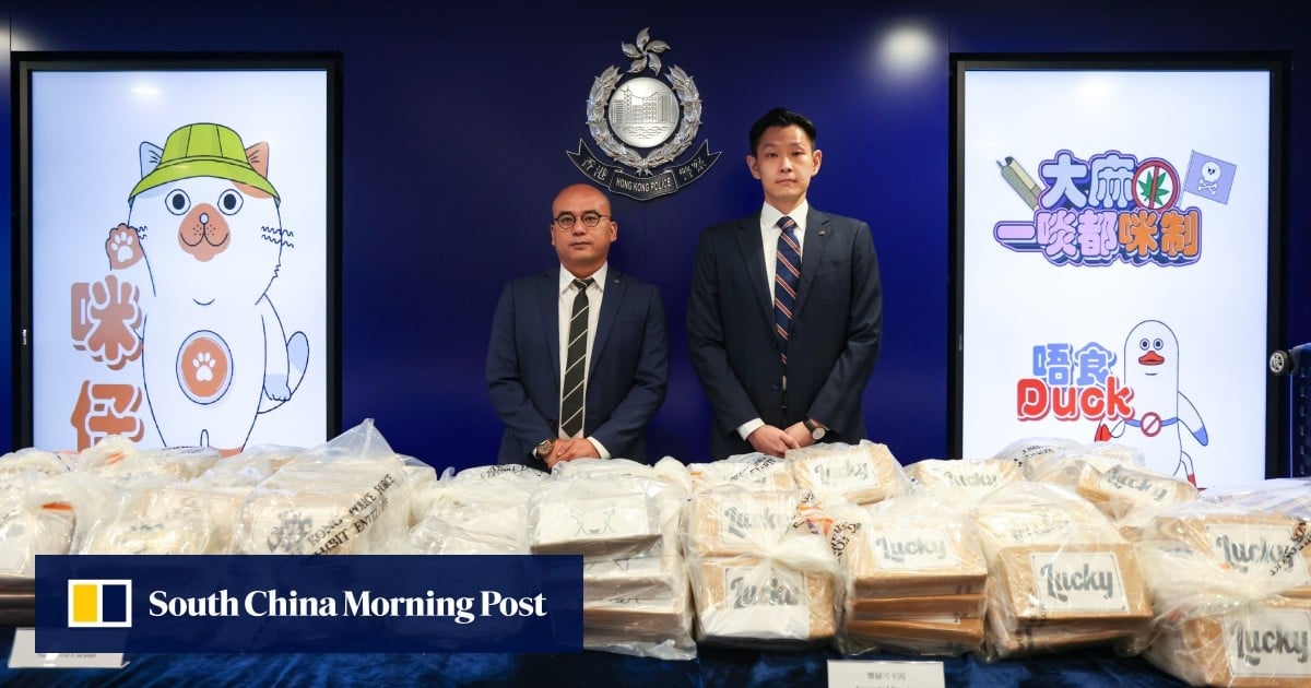 Hong Kong police seize HK$475 million worth of cocaine after raiding 2 flats