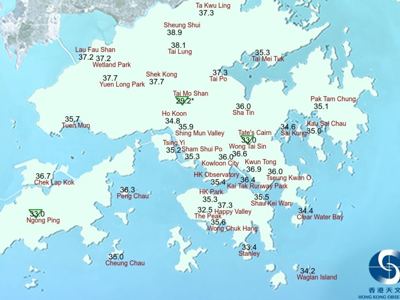 Hong Kong sees hottest day of the year so far