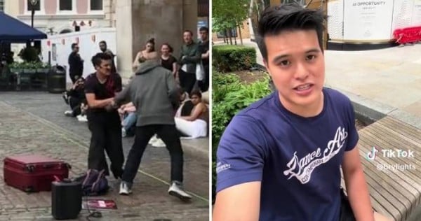 I'm not going to let it affect me, says Singaporean busker who was punched while performing in London