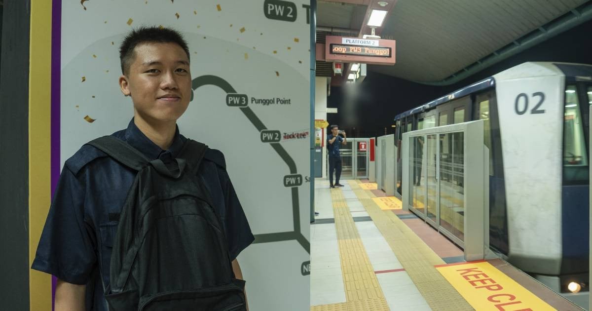 'I never imagined this day would come': Early birds flock to opening of Punggol's Teck Lee LRT station as early as 4am