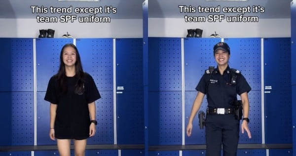 'I want to be arrested please': Netizens simp over female officer in police's latest TikTok video