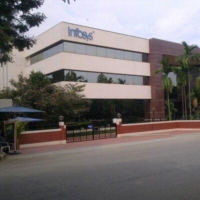 Infosys shares fall in trade on Friday amid GST notice row; check details