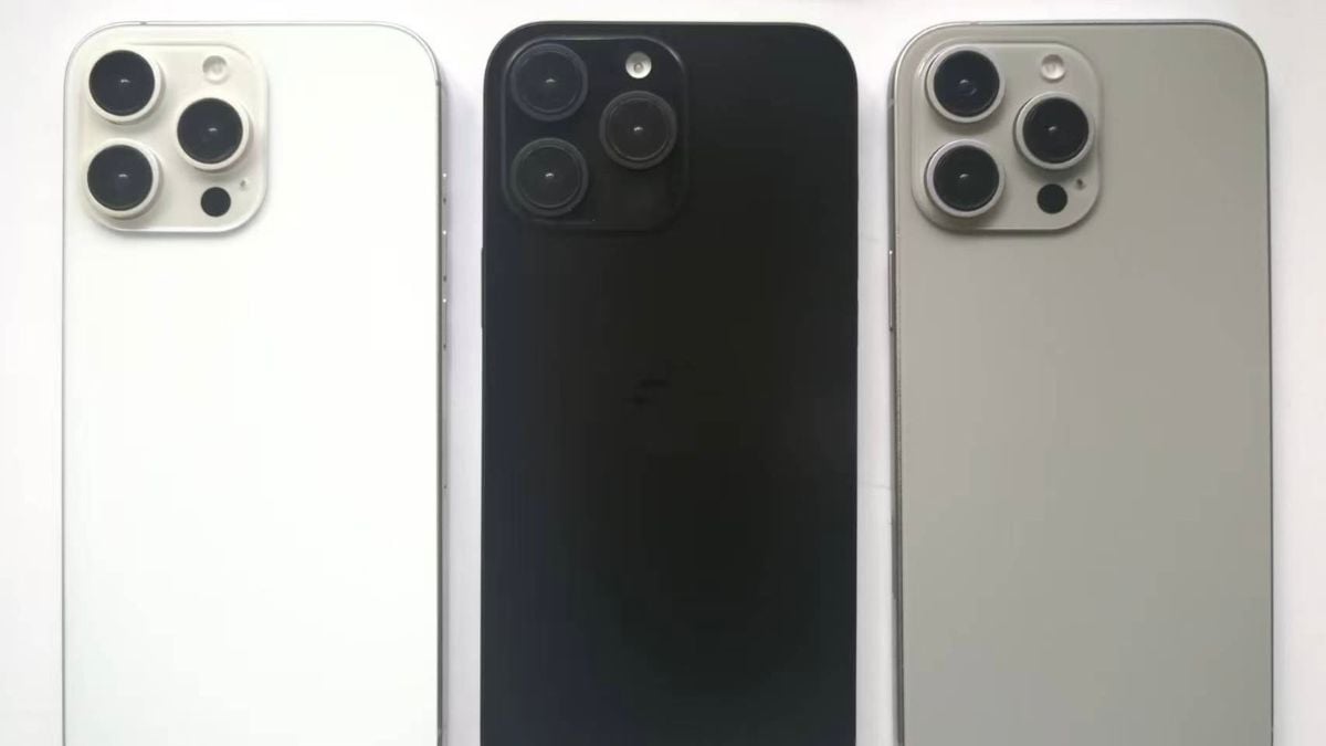 iPhone 16 Pro Colours Options Showcased in New Leak, Image Suggests Darker Titanium Black Finish