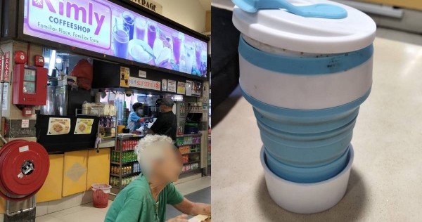 'Is it justified?' Man upset by 20 cent charge for using own container to buy coffee at Bishan coffee shop 