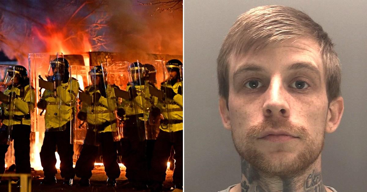 Jailed rioter is a former teenage thief who stole from charity for young people