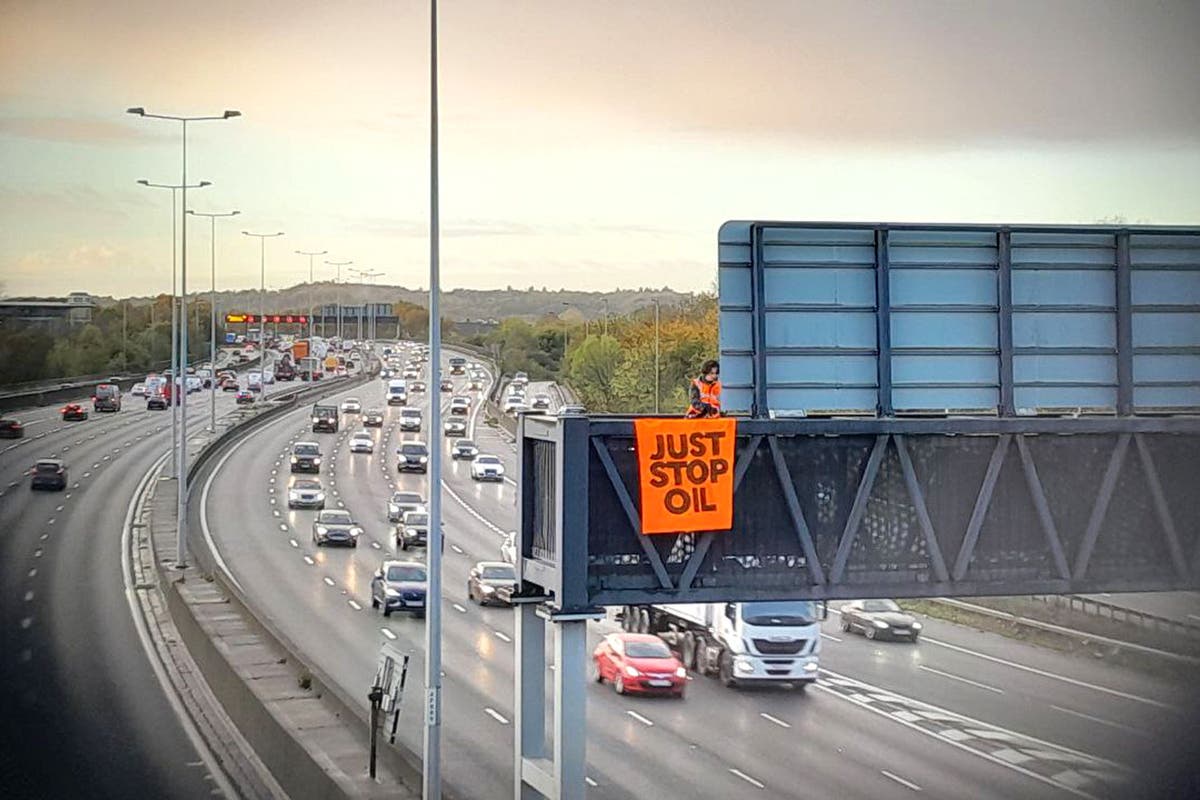 Just Stop Oil activists in bid to appeal jail terms for conspiracy to block M25