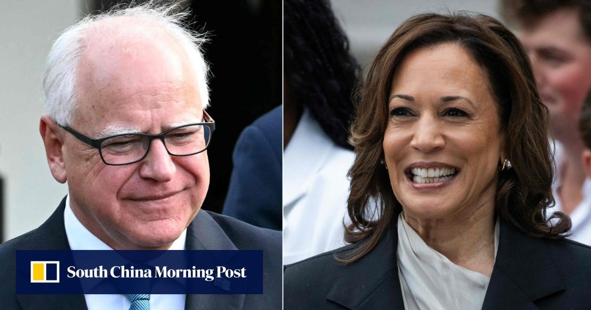 Kamala Harris chooses Minnesota Governor Tim Walz as her running mate against Trump and Vance