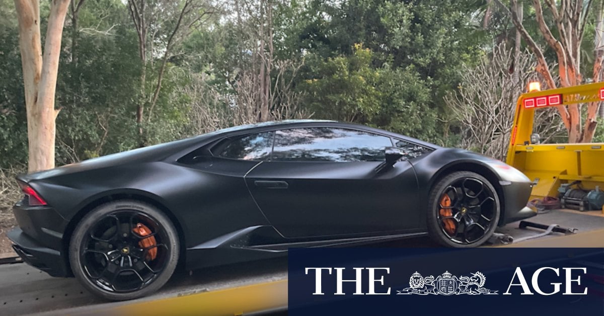 Lamborghini seized in south-east Queensland police raids