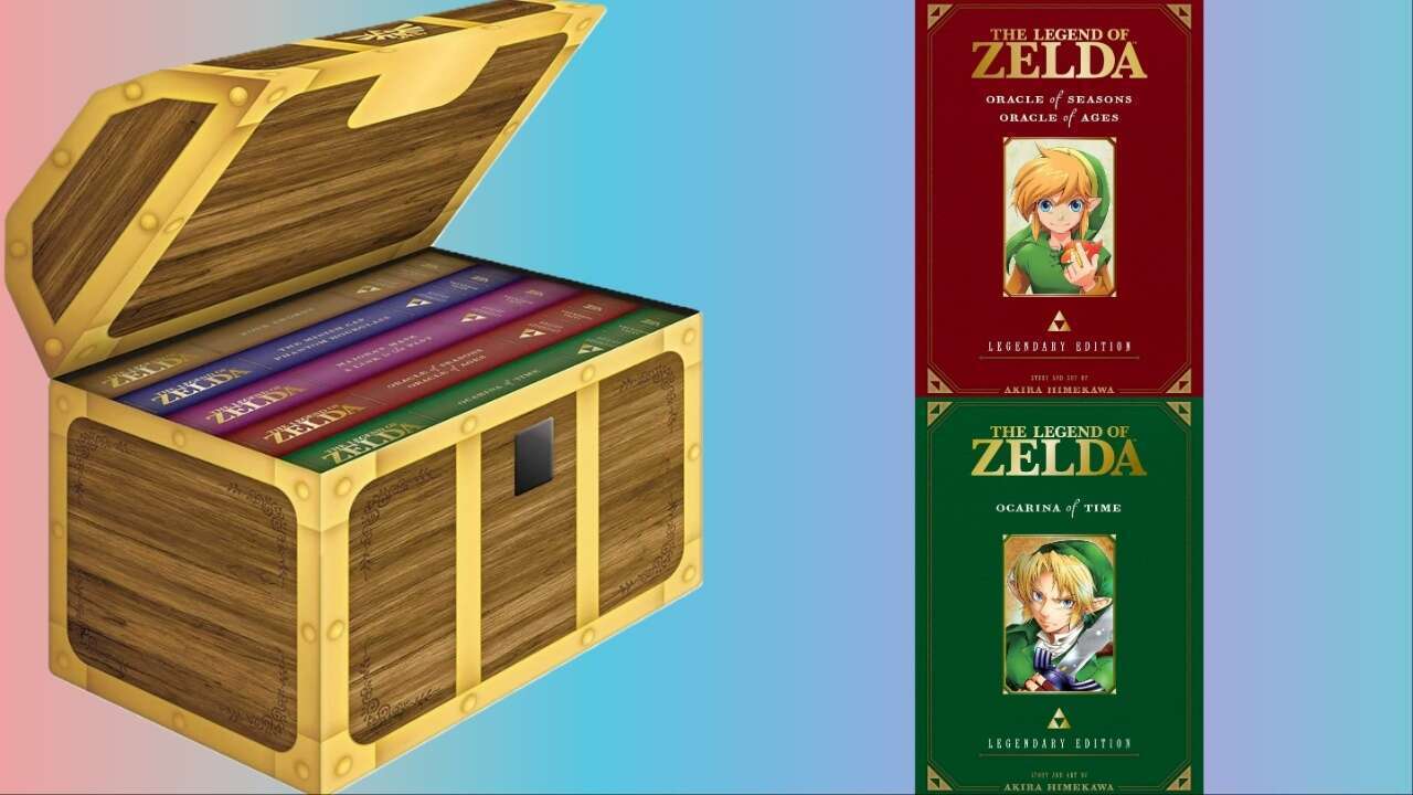 Legend Of Zelda Manga Box Set Gets Big Limited-Time Deal, Comes With Treasure Chest Case