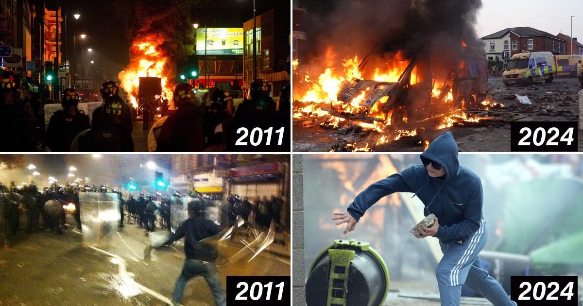 Looting, arrests and fire: How the 2024 riots remind us of London in 2011