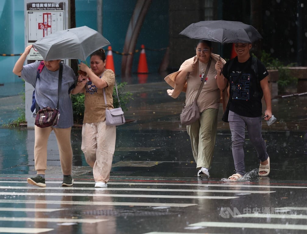 Low-pressure system expected to bring heavy rain to Taiwan from Monday