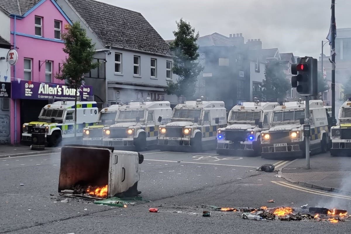 Man charged with rioting offences at Belfast court