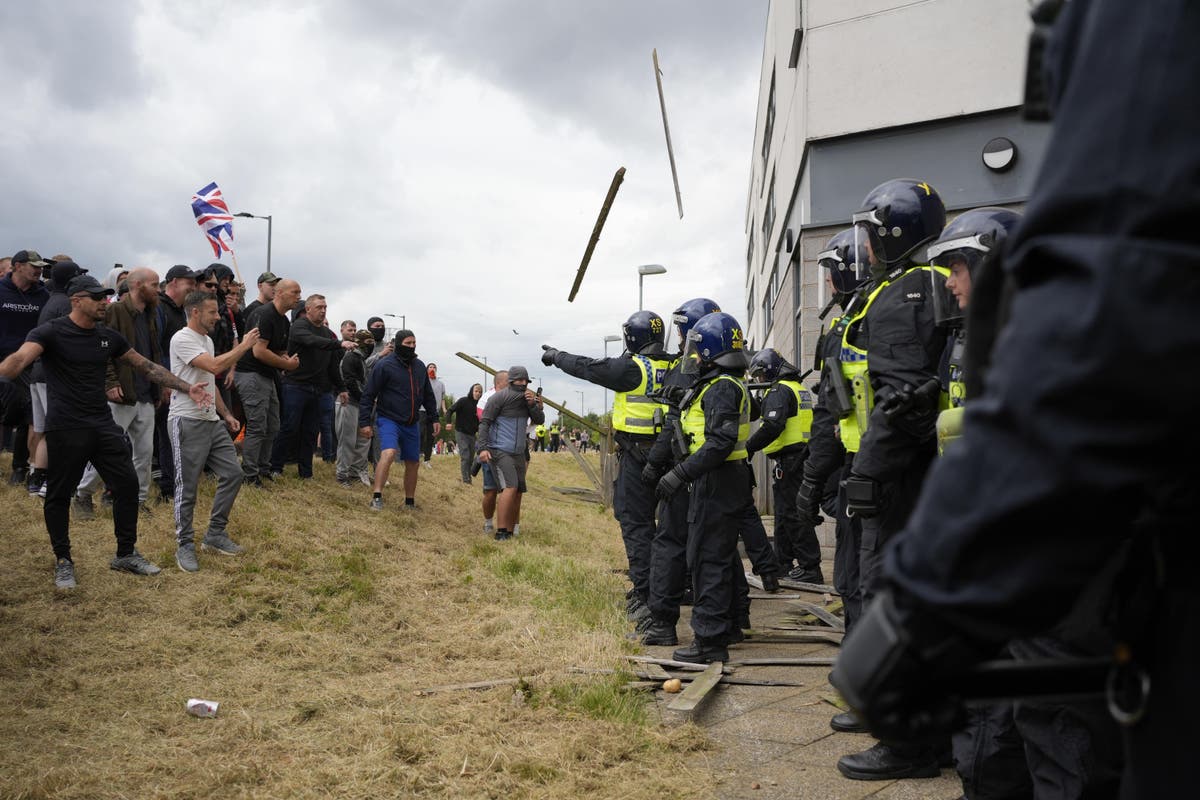 Man jailed for threatening police with piece of wood during Rotherham rioting