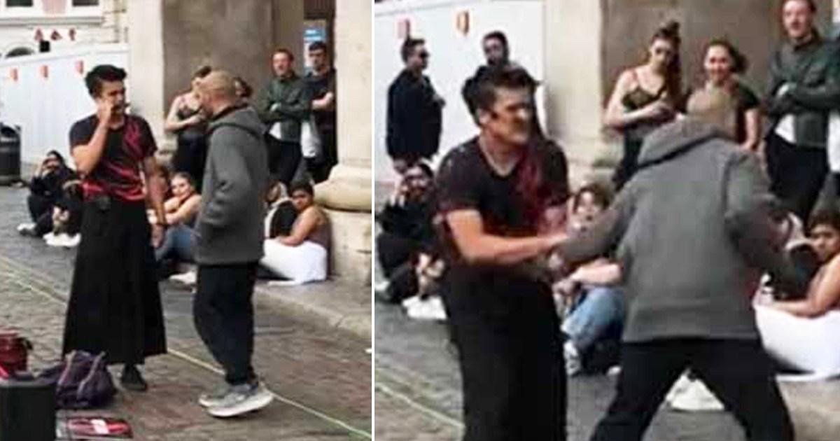 Man sucker punches busker after disrupting his show in Covent Garden