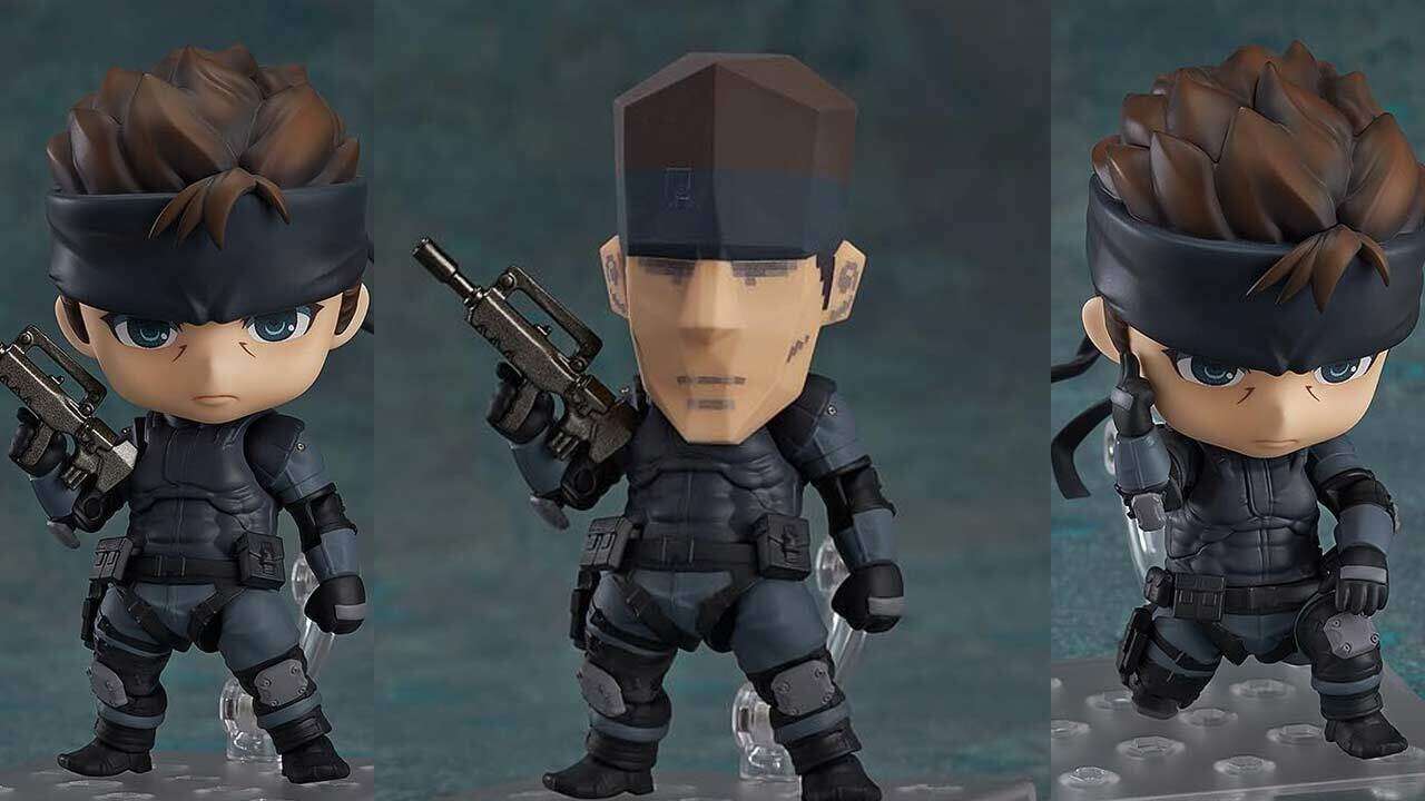 Metal Gear Solid Nendoroid Preorders Restocked At Amazon - Low-Poly Snake And Naked Raiden