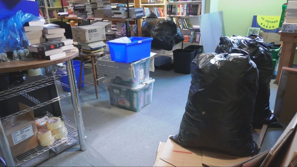 Montreal-area bookstore loses hundreds of books due to flooding after massive rainfall