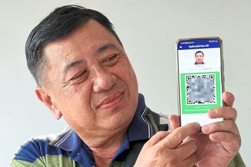 Motorcyclists sing praises of MyBorderPass app as they zip into Singapore