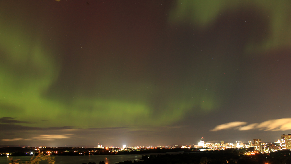 Northern lights lit up the Ottawa-Gatineau sky