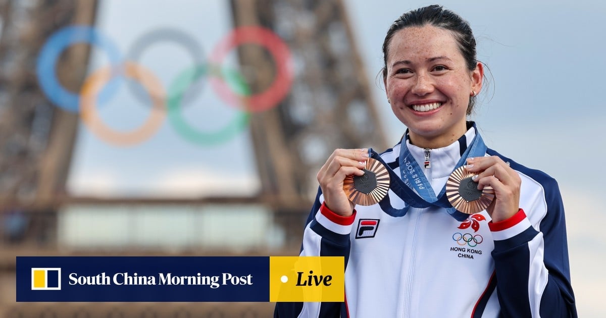 Olympics star Siobhan Haughey flying home to Hong Kong with 2 bronze medals from Paris