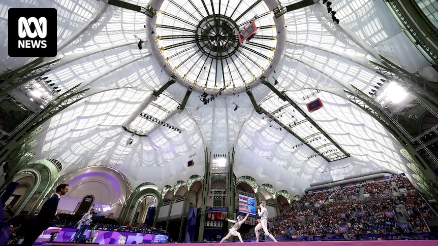 Paris Olympics fencing venue, Le Grand Palais, takes the breath away with its spectacular backdrop