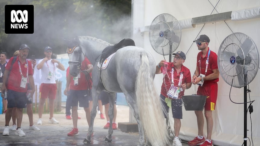 Paris Olympics: Heatwave conditions hit City of Light as athletes, horses and fans look to keep their cool