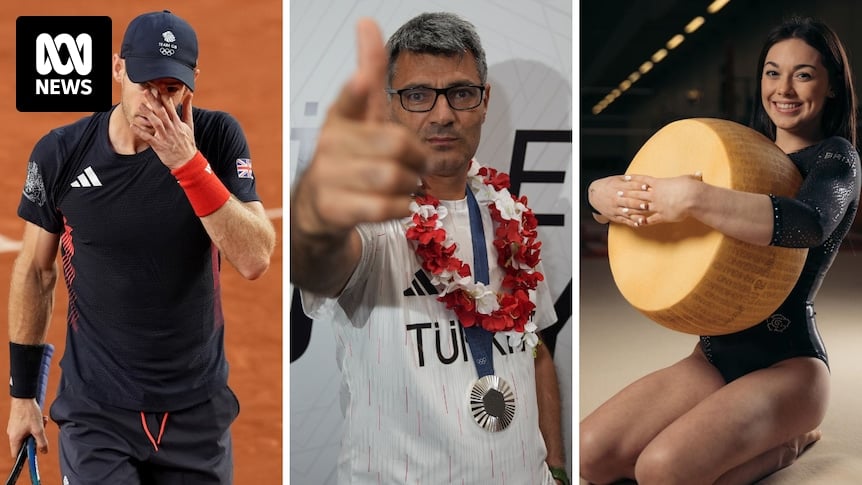 Paris Olympics quick hits: 'Turkish dad' and 'cheesy gymnast' go viral, as Andy Murray bids an emotional farewell to tennis