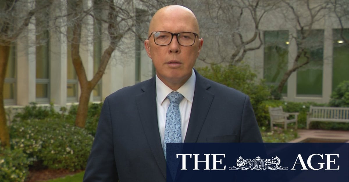 Peter Dutton defends Gaza refugee ban call