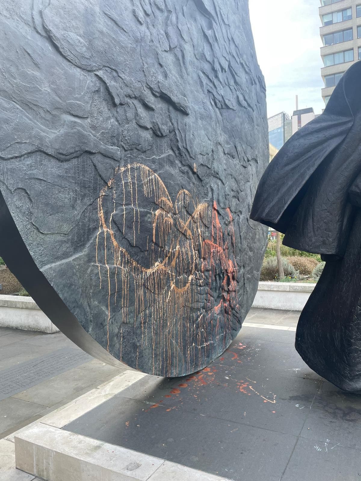 Police investigating vandalism of Mary Seacole statue outside south London hospital