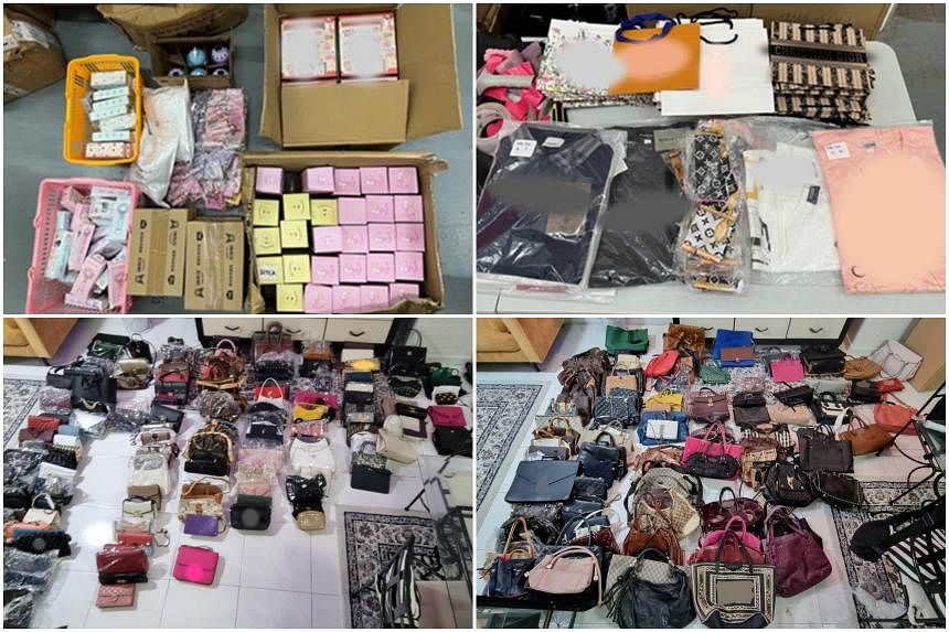 Police seize more than $530,000 worth of counterfeit goods; 4 suspects nabbed in two cases