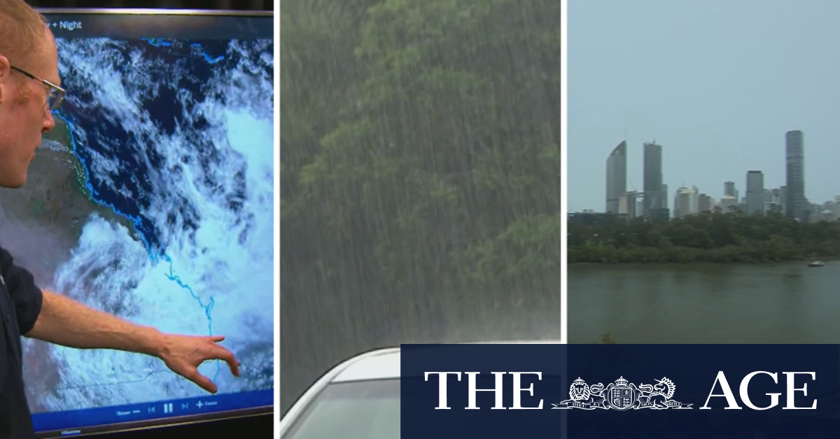 Queensland city battered by record-breaking rainfall