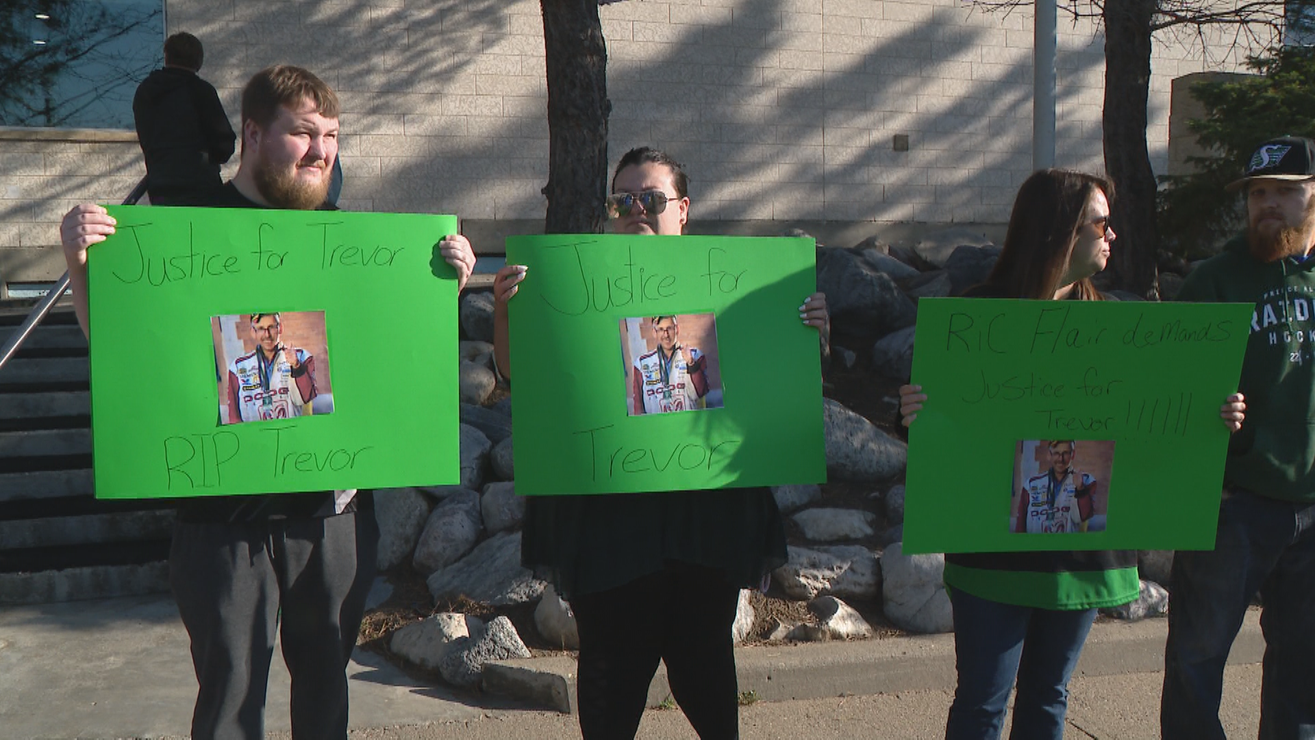 Rally held for homicide victim beloved by community in Prince Albert, Sask.