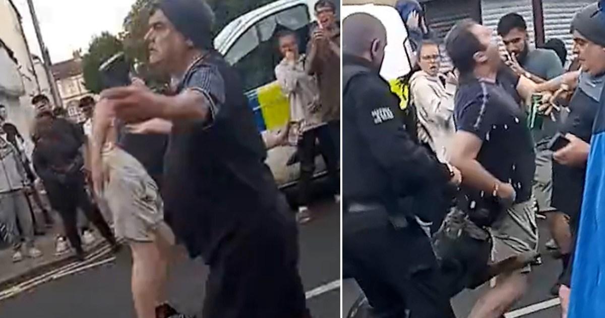 Rioter who was bitten on the arse by a police dog jailed for two years