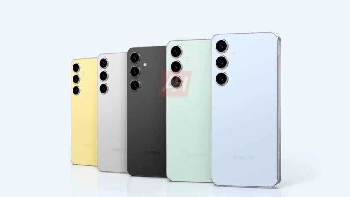 Samsung Galaxy S24 FE Alleged Renders Suggest Triple Rear Cameras, Five Colour Options