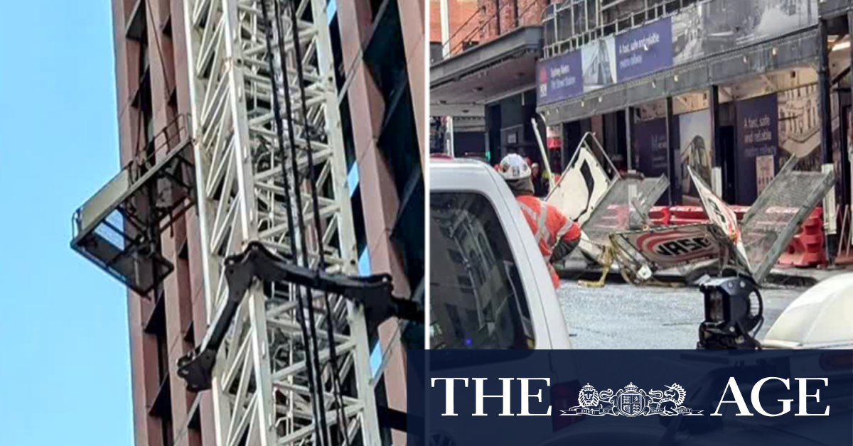 Scaffolding collapse in Sydney CBD