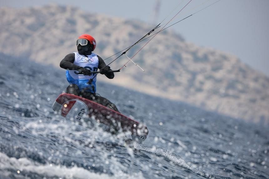 Singapore's Max Maeder qualifies for kitefoiling final, Olympic medal bid remains on track